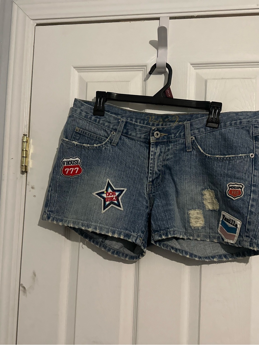 Vintage Y2K Distressed Flare Jeans by Almost Famous